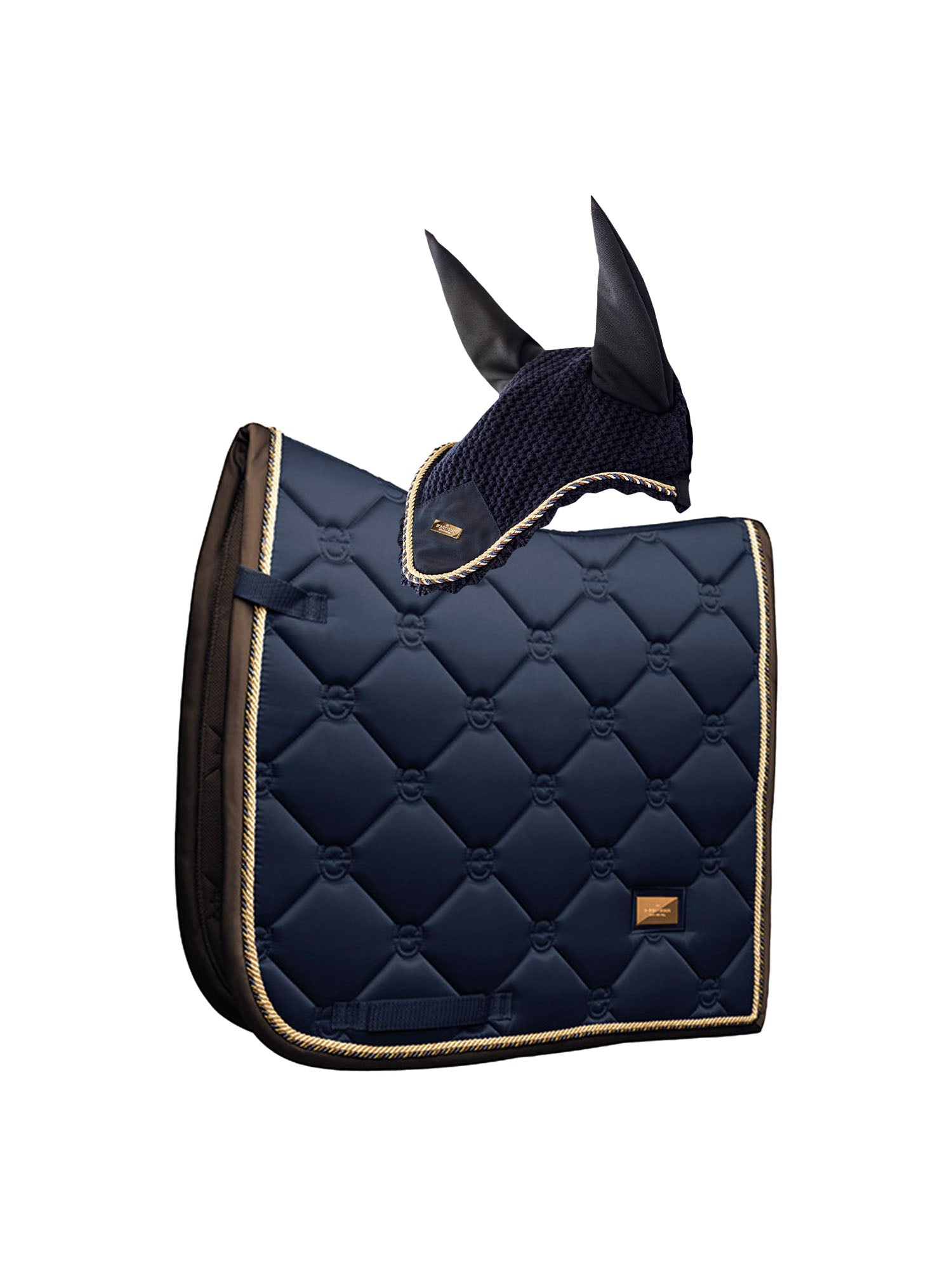 Dressage Saddle Pad + Ear Bonnet - Royal Classic