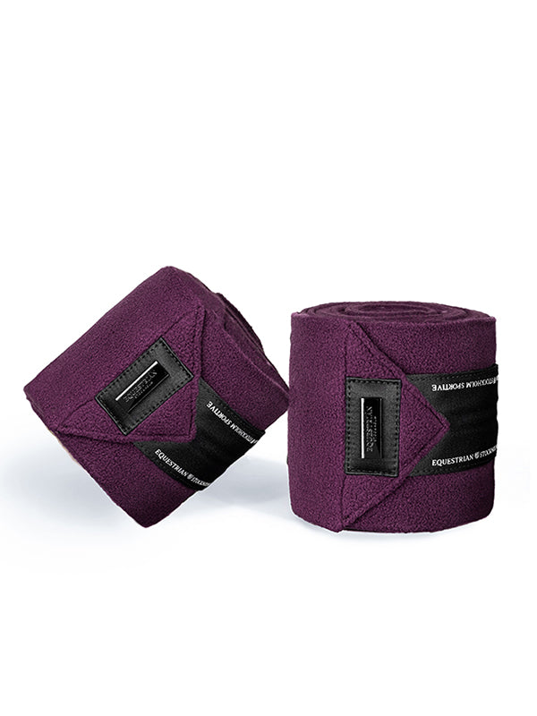 Fleece Bandages Sportive Black Raven