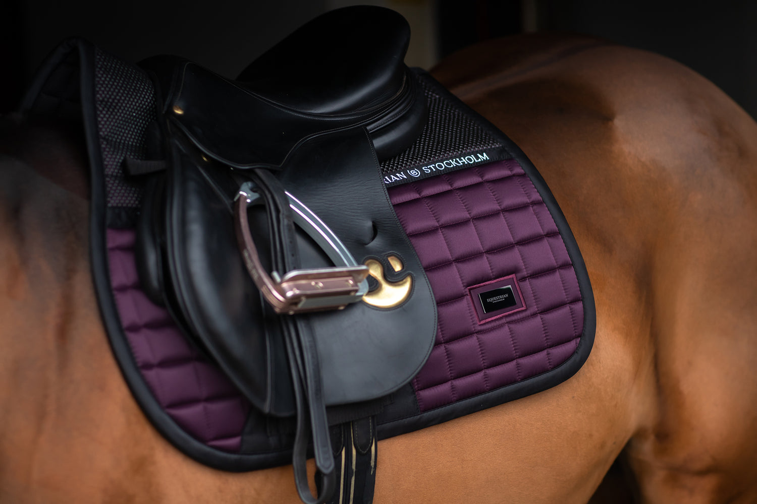 Dressage Saddle Pad Sportive Black Raven