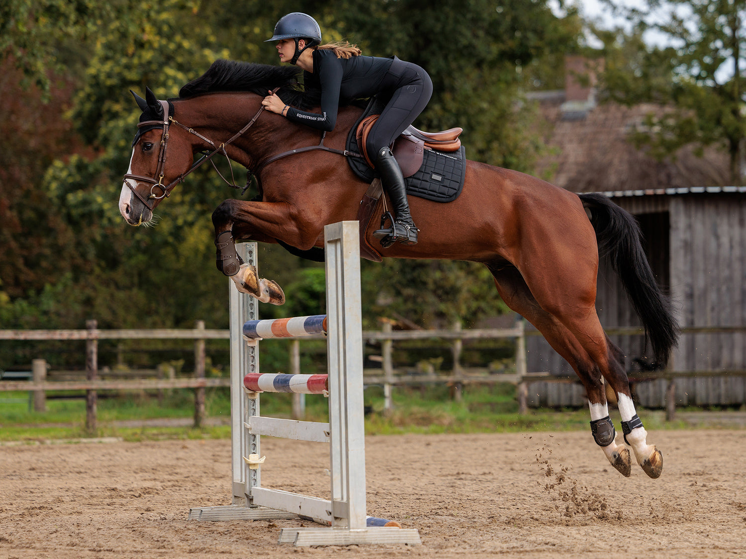 Jump Saddle Pad Sportive Black