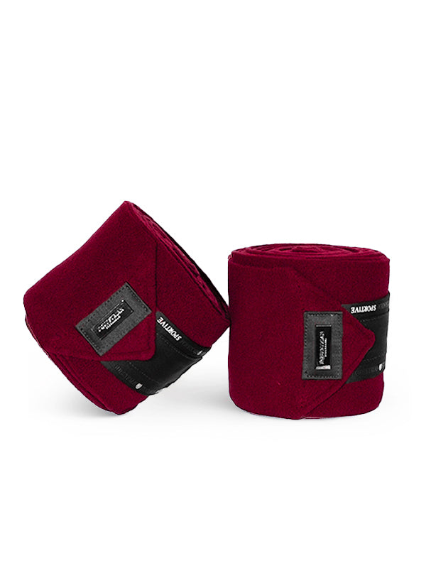 Polo Wraps Sportive Dark Bordeaux