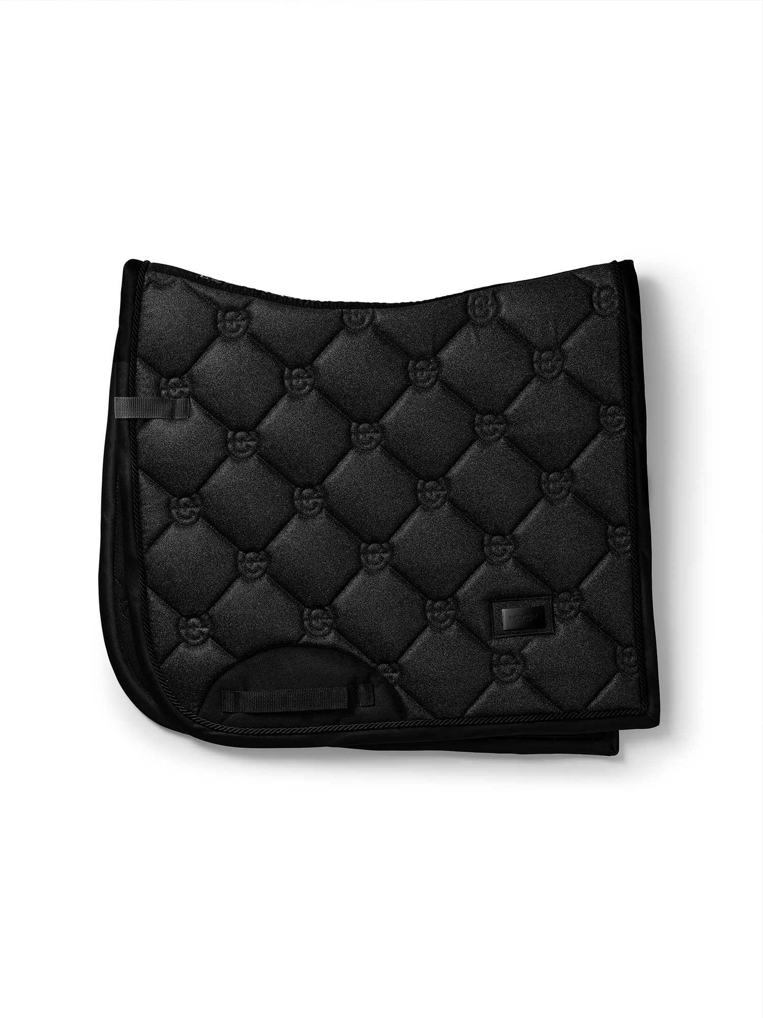 Dressage Saddle Pad All Black Glimmer