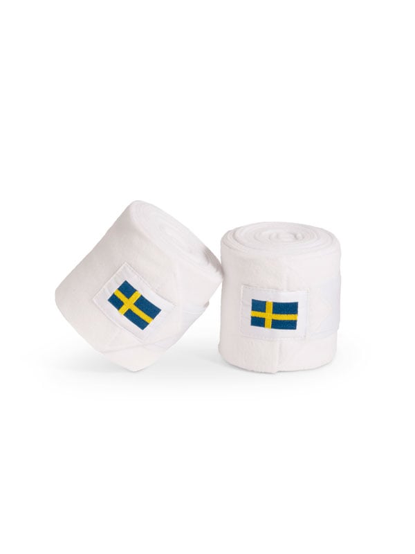 Fleece Bandages Sweden Nation White