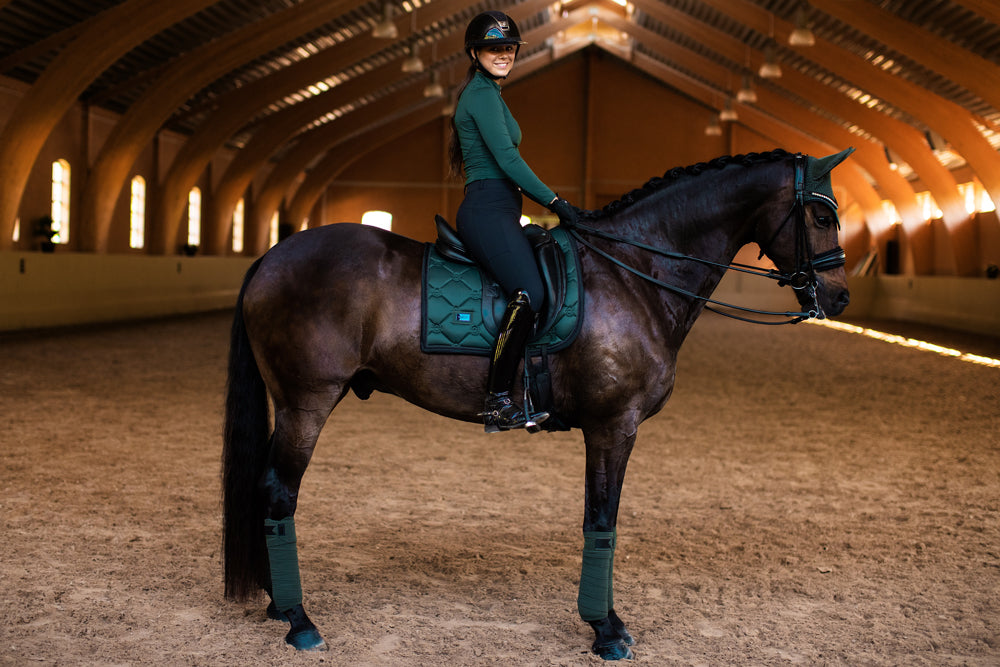 Dressage Saddle Pad Sycamore Green – Equestrian Stockholm