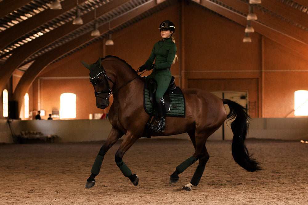 Dressage Saddle Pad Sportive Sycamore Green Full