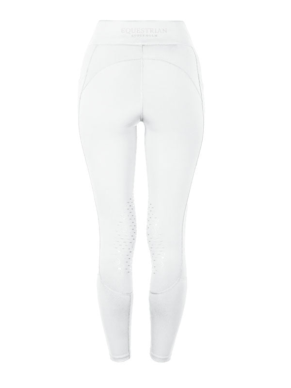 Riding Tights Jump Movement White Perfection