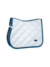 Jump Saddle Pad White Blue Meadow