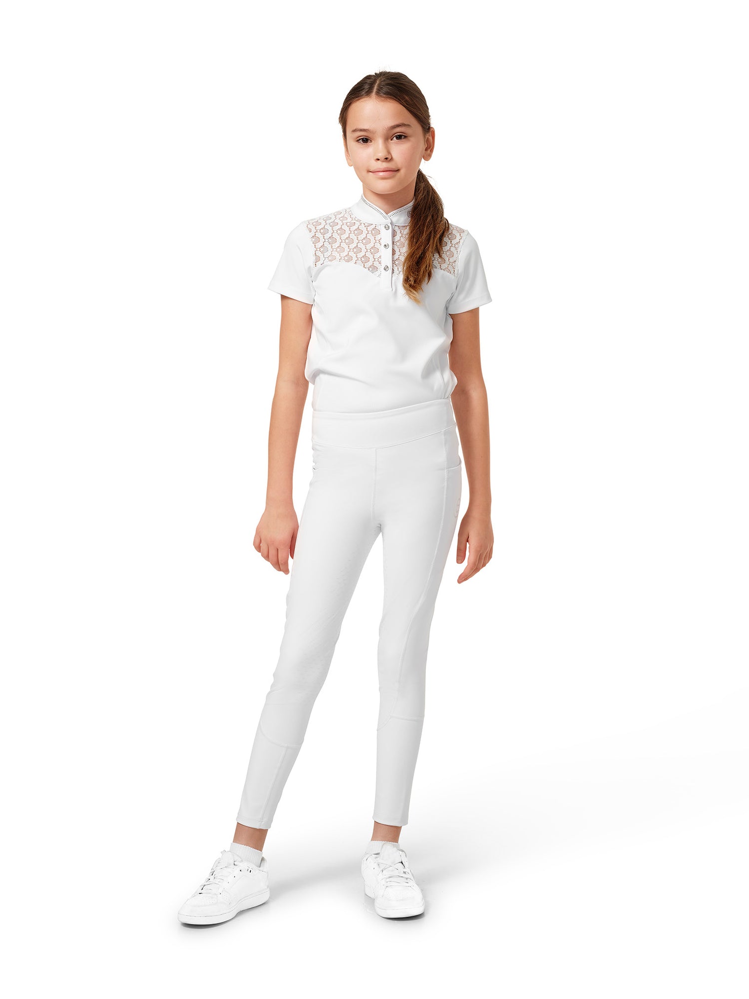 Reitleggings Movement Young Rider White