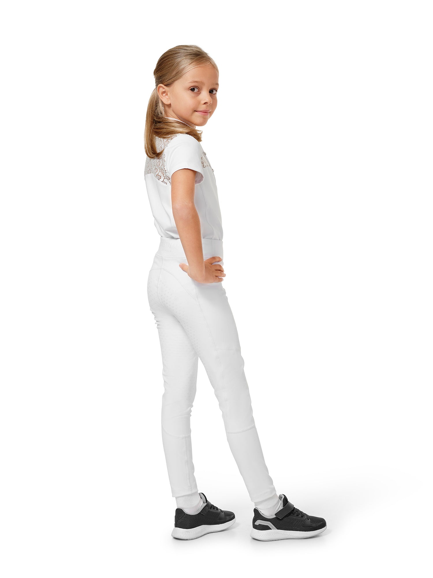 Reitleggings Movement Young Rider White