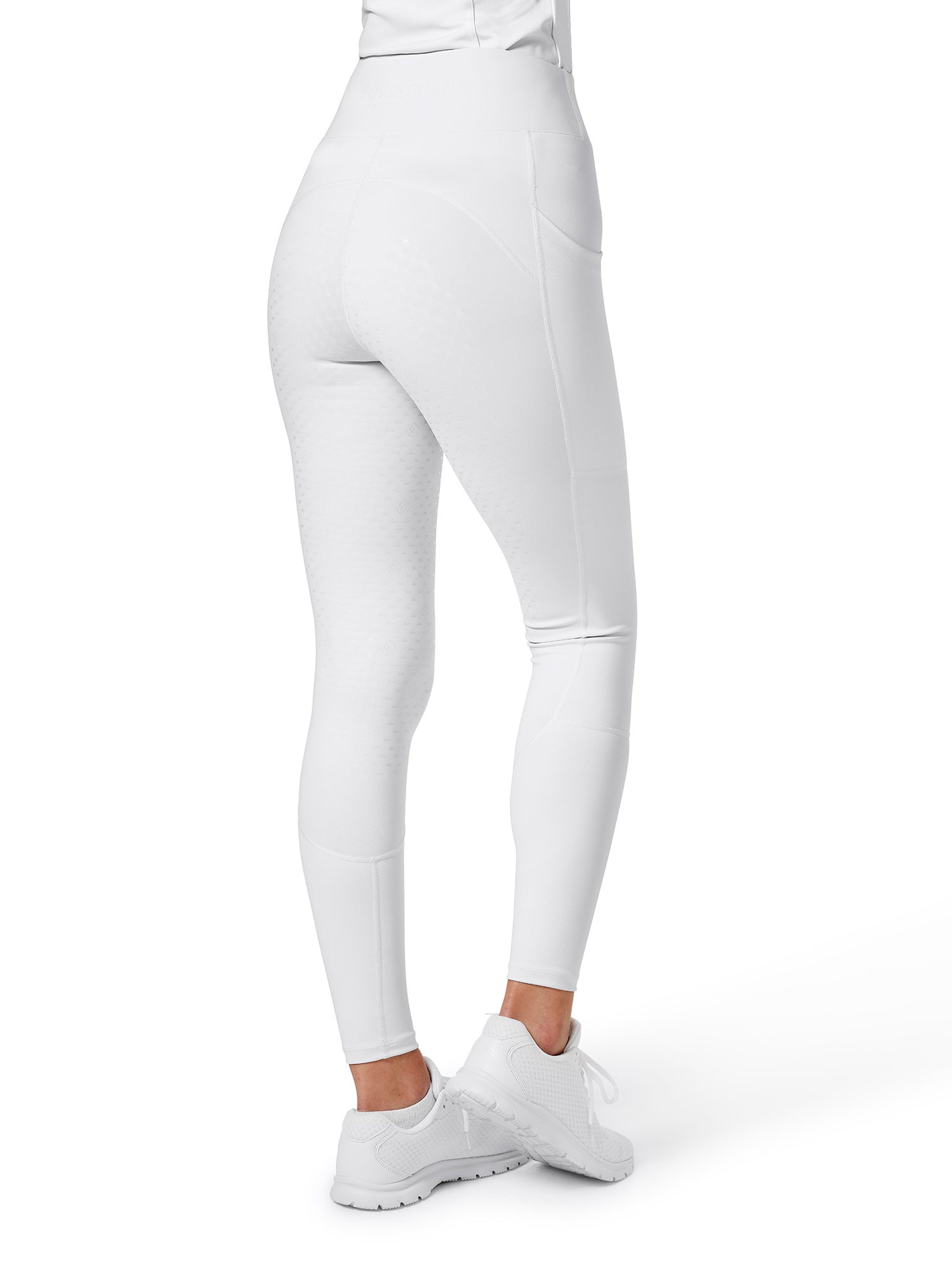 Riding Tights Dressage Movement White