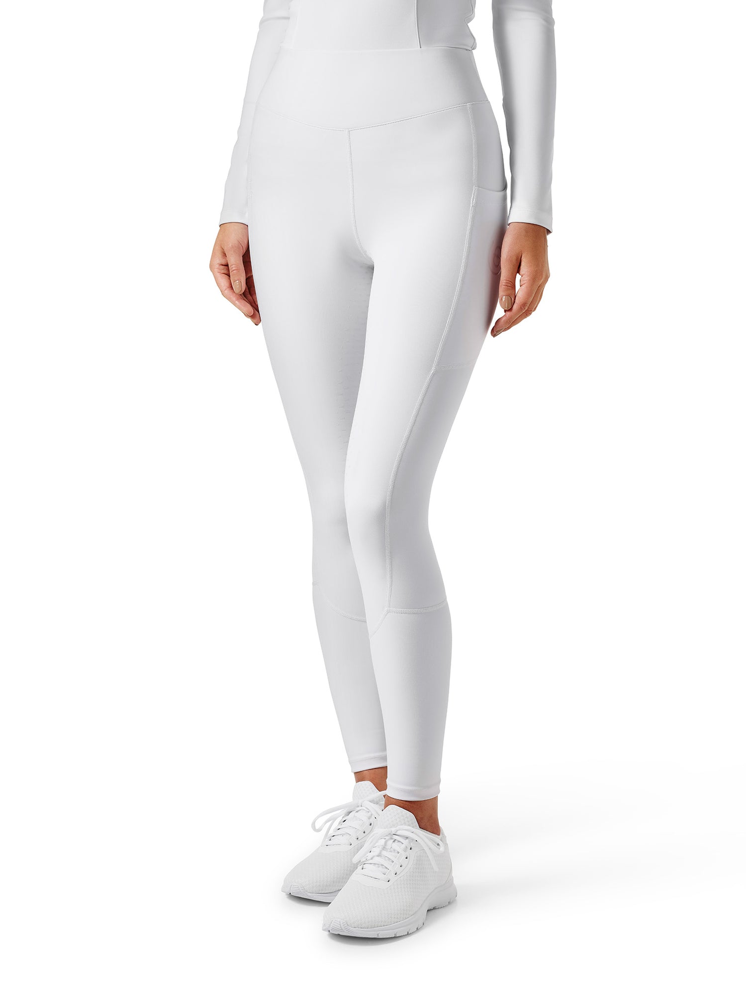 Riding Tights Dressage Movement White